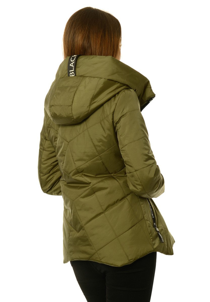 Damska Jesienna Wiosenna Kurtka Oliwkowa