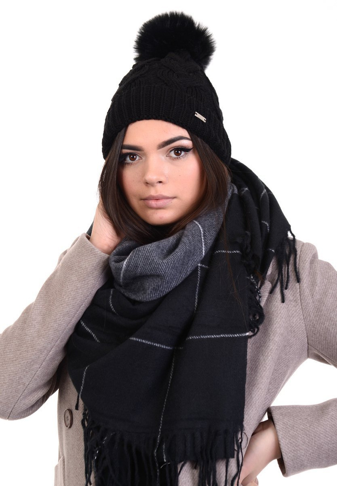 Damska Czapka Czarna