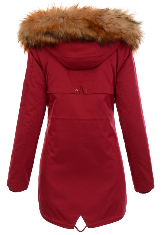 Parka Zimowa 2w1 Sylwia Czerwona