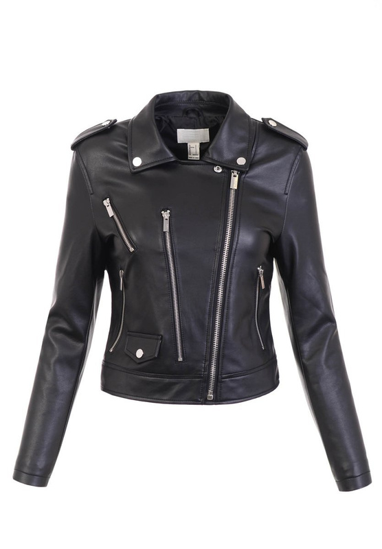 Damska Kurtka Ramoneska Iga Czarna