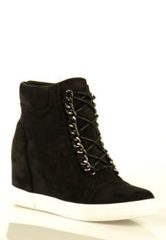 Damskie Botki Sneakersy Anna Czarne