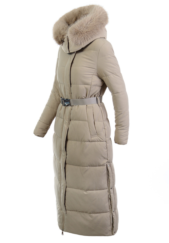 Damska Kurtka Ortalionowa Długa Lorena Kawowa