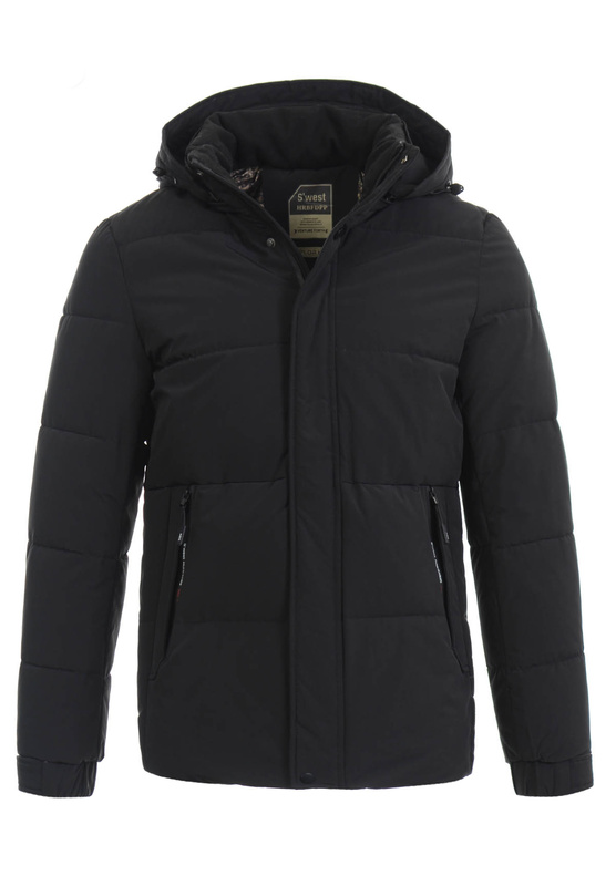 Męska Zimowa Kurtka Łukasz Czarna