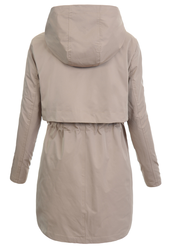 Damska Kurtka Parka Wiosenna Lili Beżowa