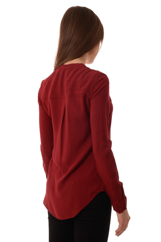 Lekka Zwiewna Koszula Damska Bordowa