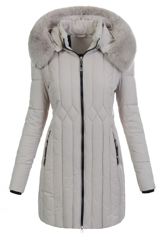 Damska Kurtka Zimowa Milena Cappuccino