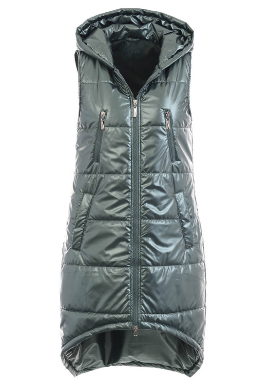 Damska Kamizelka Bezrękawnik Karmena Zielony