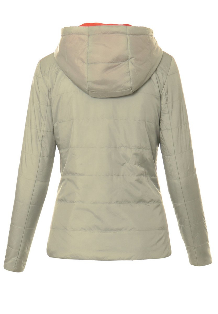 Damska Jesienna Wiosenna Kurtka Szara