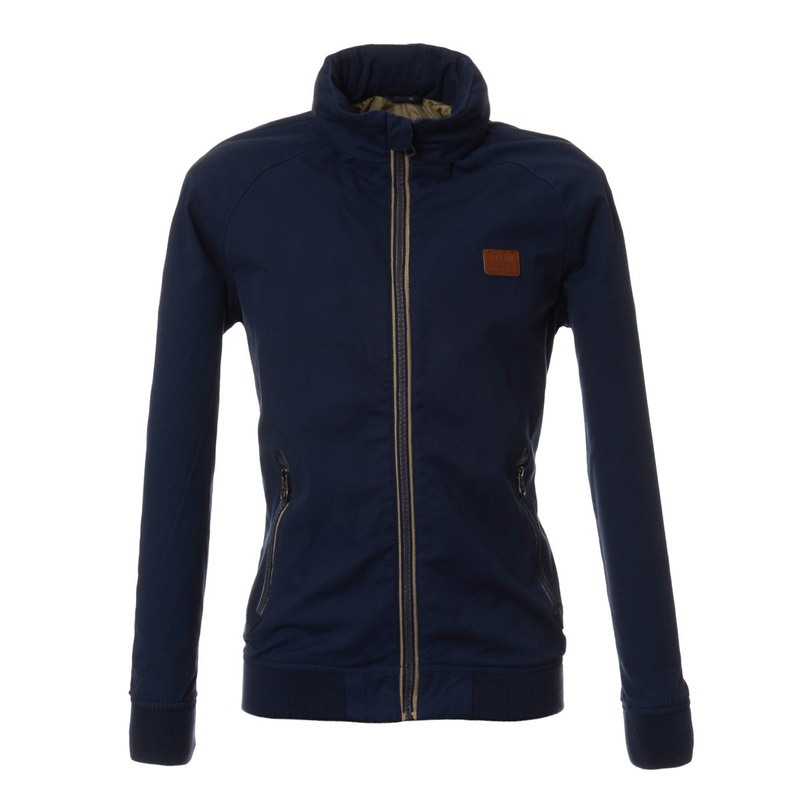 Męska Wiosenna - Jesienna Kurtka Niebieska