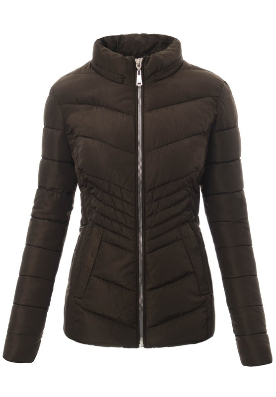 Damska Zimowa Kurtka Ortalionowa Zielona