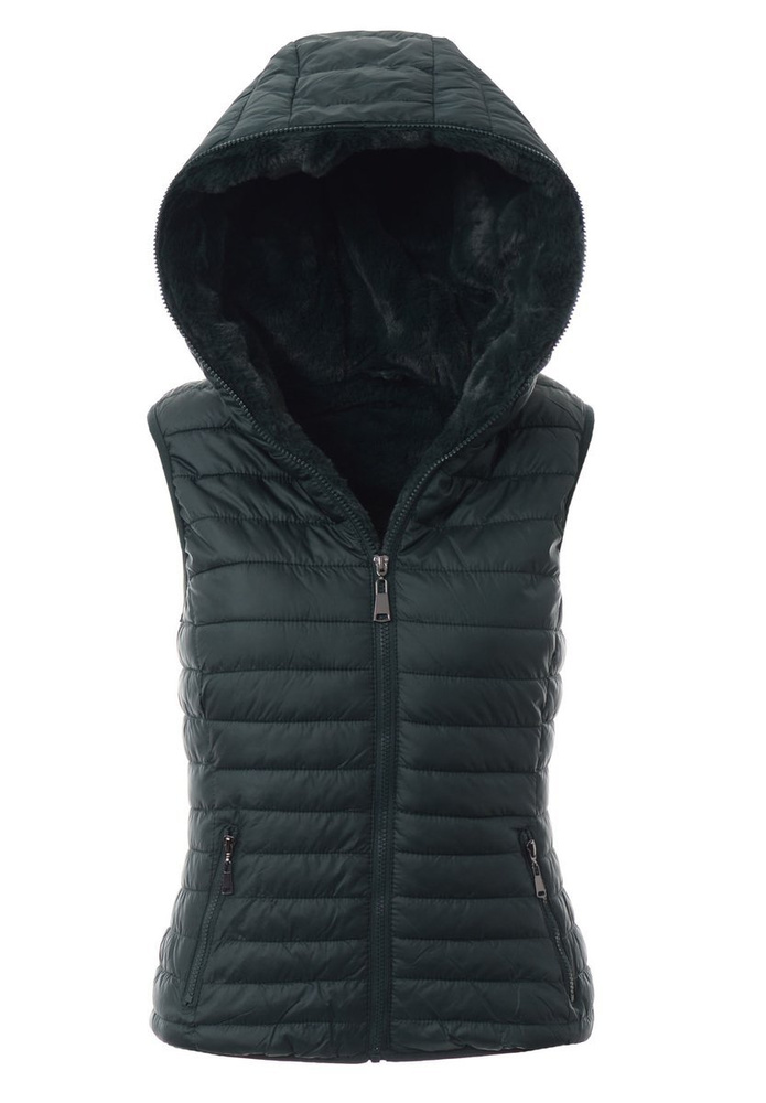 Damska Kamizelka Bezrękawnik Ines Zielony