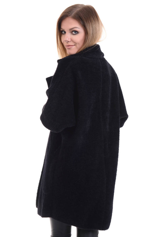 Damski Kardigan Narzutka Czarna