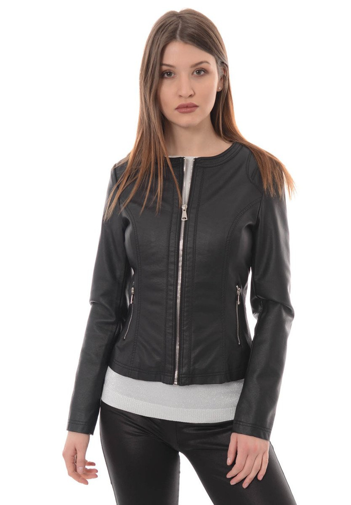 Rewelacyjna Damska Kurtka Ramoneska Czarna