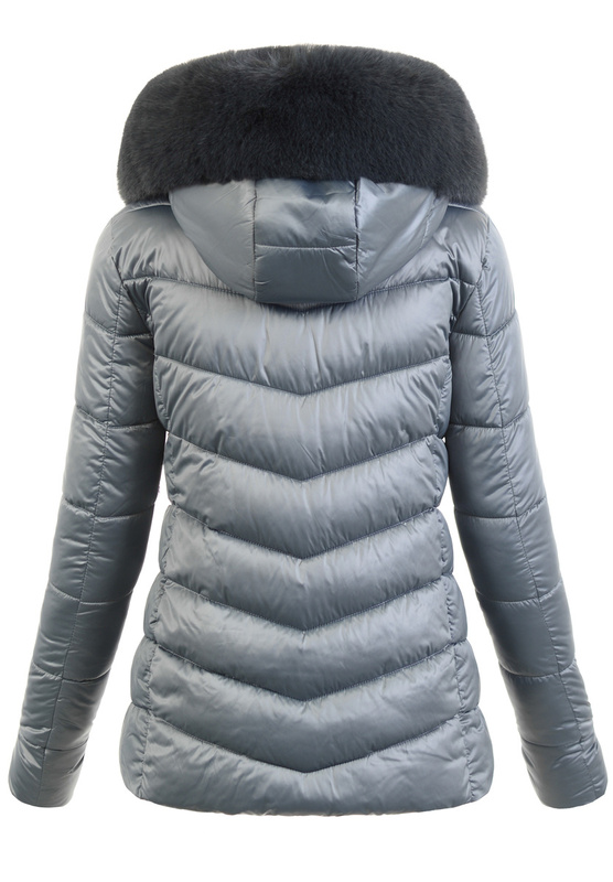 Damska Kurtka Zimowa Danuta Grafitowa