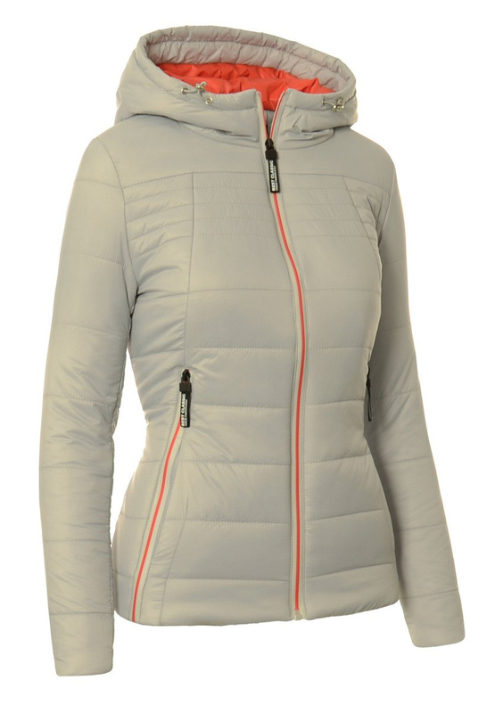 Damska Jesienna Wiosenna Kurtka Marieta Szara