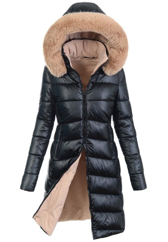 Damska Kurtka Ortalionowa Dwustronna Lora Czarna