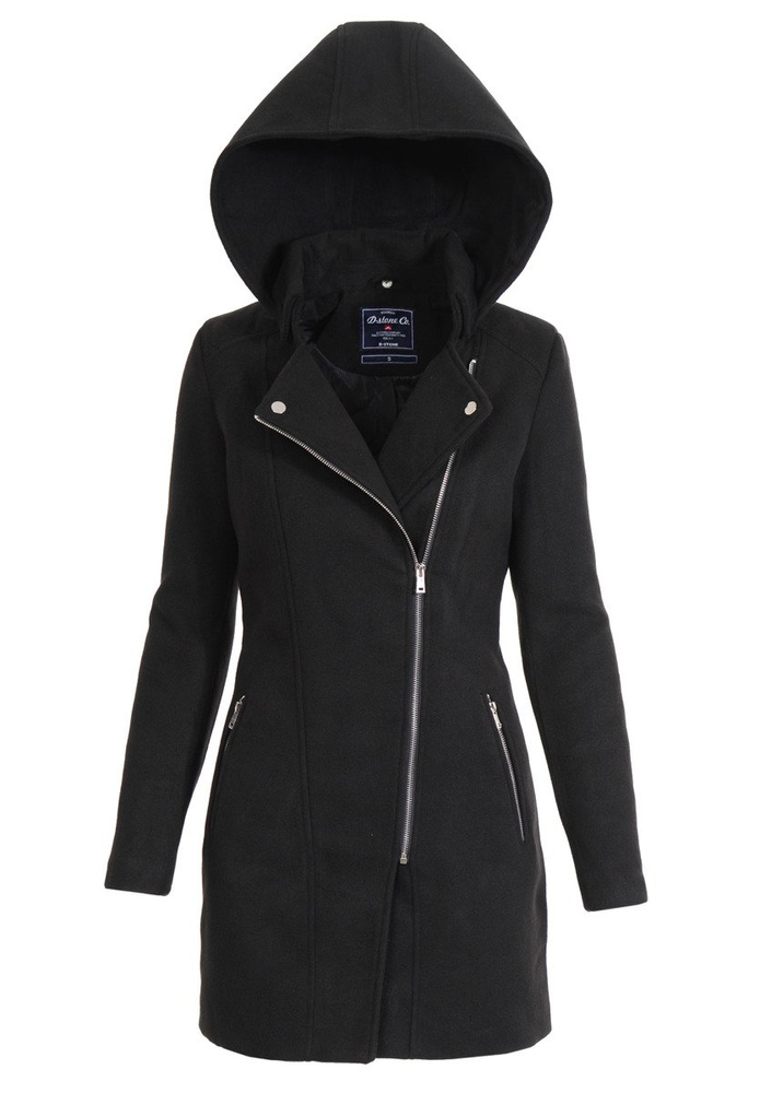 Płaszcz Wiosenno- Jesienny Gaja Czarny