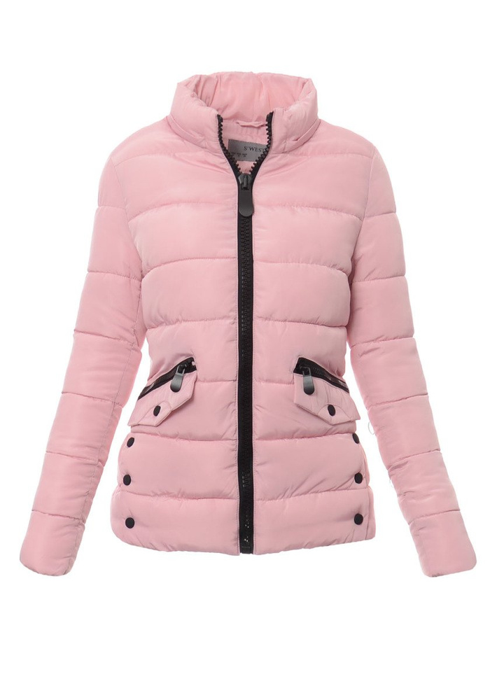Damska Zimowa Kurtka Ortalionowa Sonia Różowa