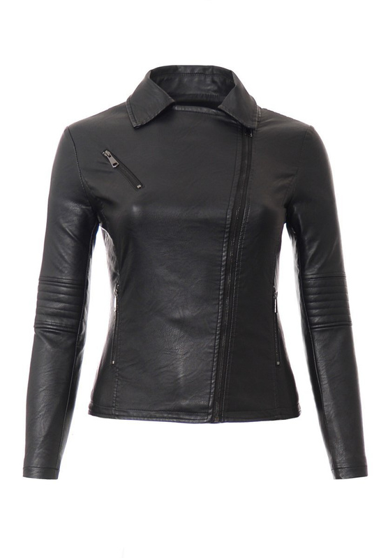 Damska Kurtka Ramoneska Aurelia Czarna