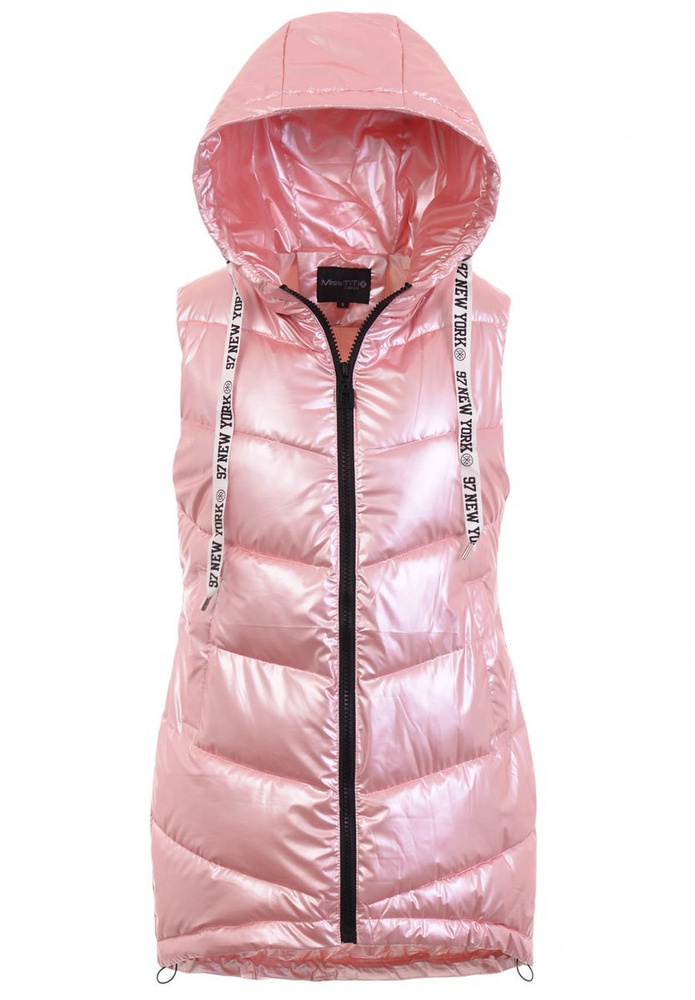 Damska Kamizelka Bezrękawnik Nikola Różowa