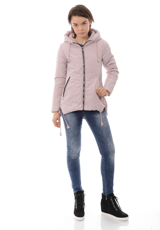 Damska Wiosenna Kurtka Tola Różowa