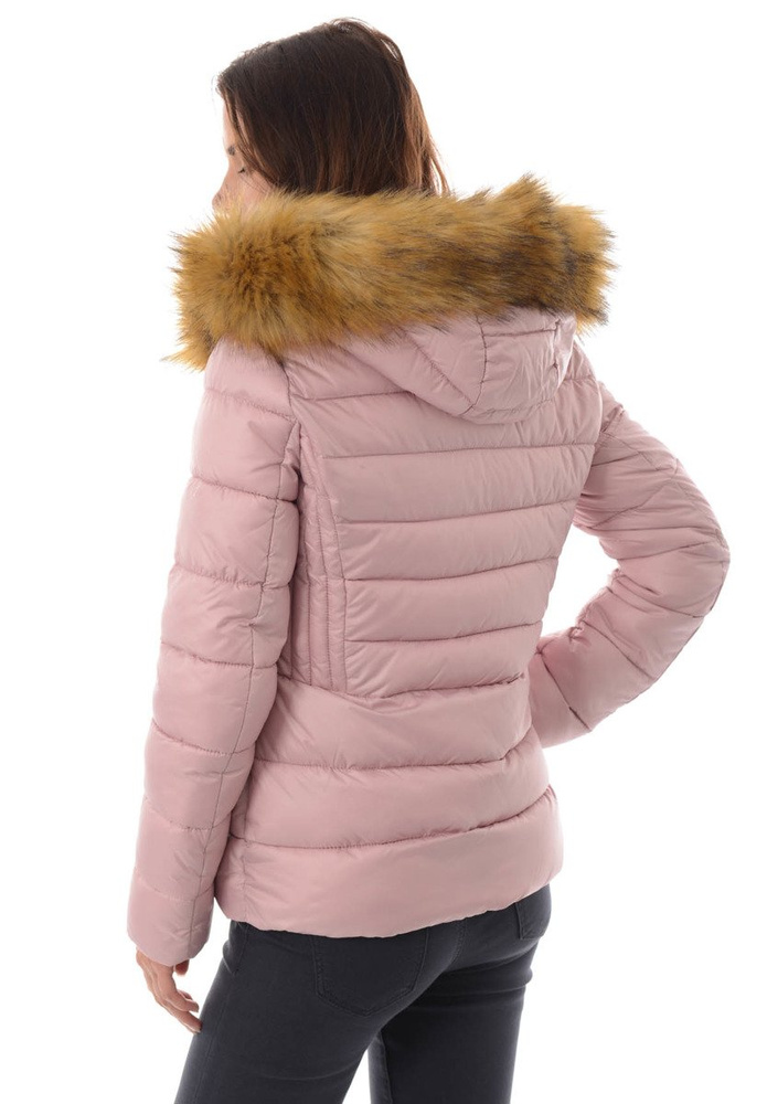 Damska Zimowa Kurtka Ortalionowa Honorata Różówa