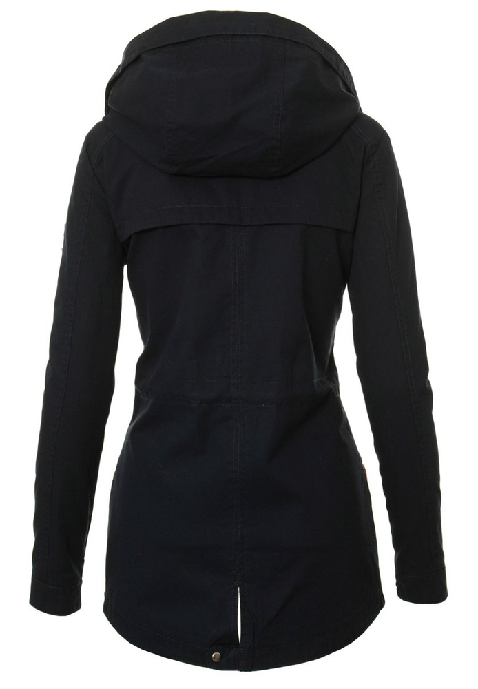 Damska Kurtka Parka Wiosenna Nataly Granatowa