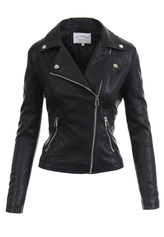 Damska Kurtka Ramoneska Zoya Czarna