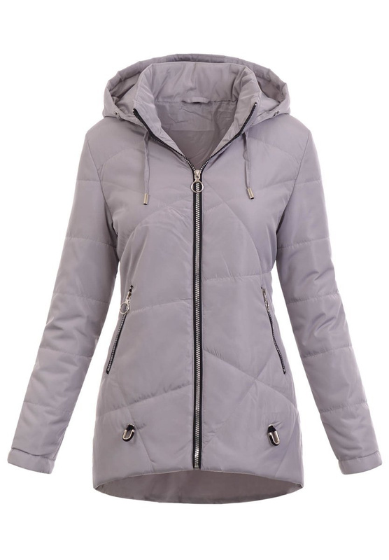 Damska Wiosenna Kurtka Julita Szara
