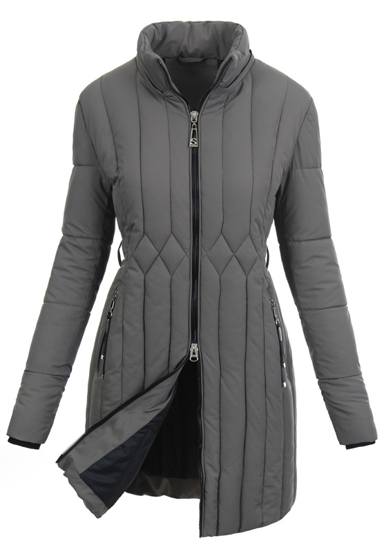 Damska Kurtka Zimowa Milena Grafitowa