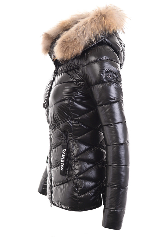 Damska Kurtka Zimowa Ortalionowa Marcelina Czarna