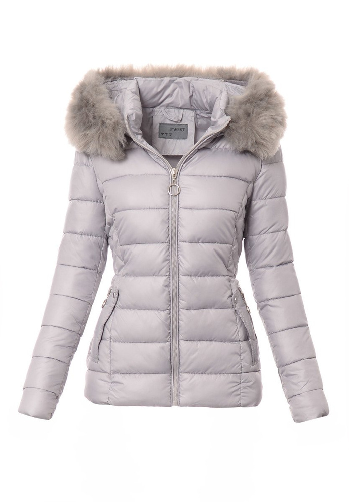 Kurtka Zimowa Jowita Szara