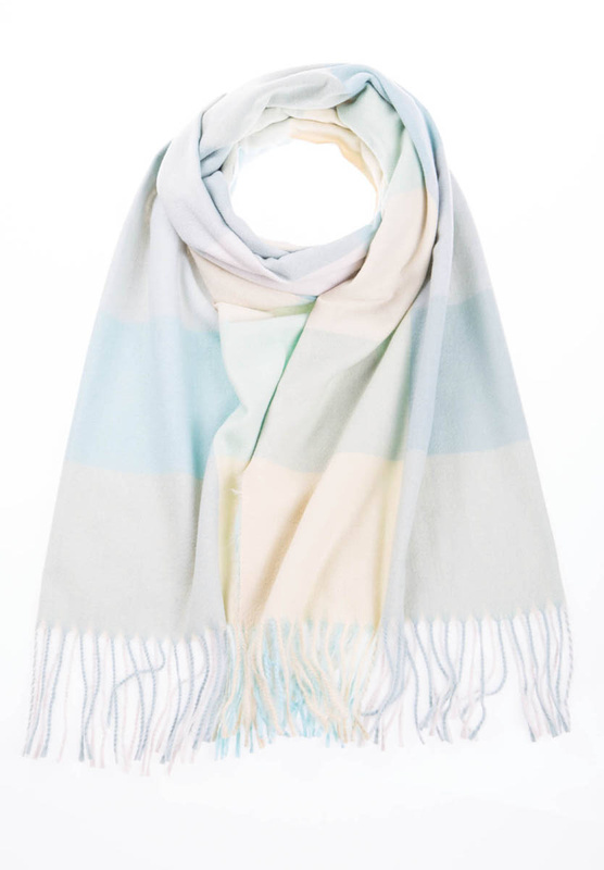 Szal Damski Morski W Kratę