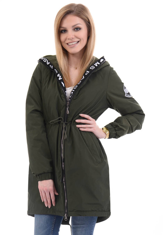 Kurtka Dwustronna Wiosenna Matylda Khaki