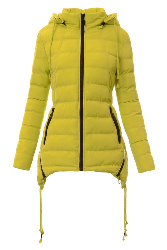 Damska Kurtka Ortalionowa Limonkowa