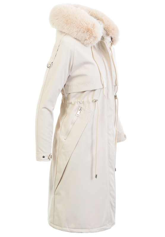 Damska Kurtka Parka Astrid Beżowa