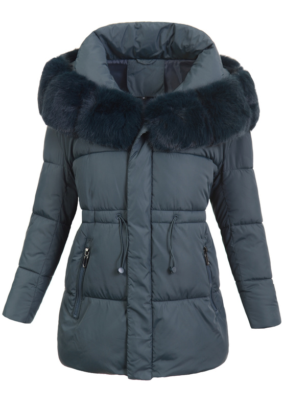 Damska Kurtka Zimowa Hortensja Zielona