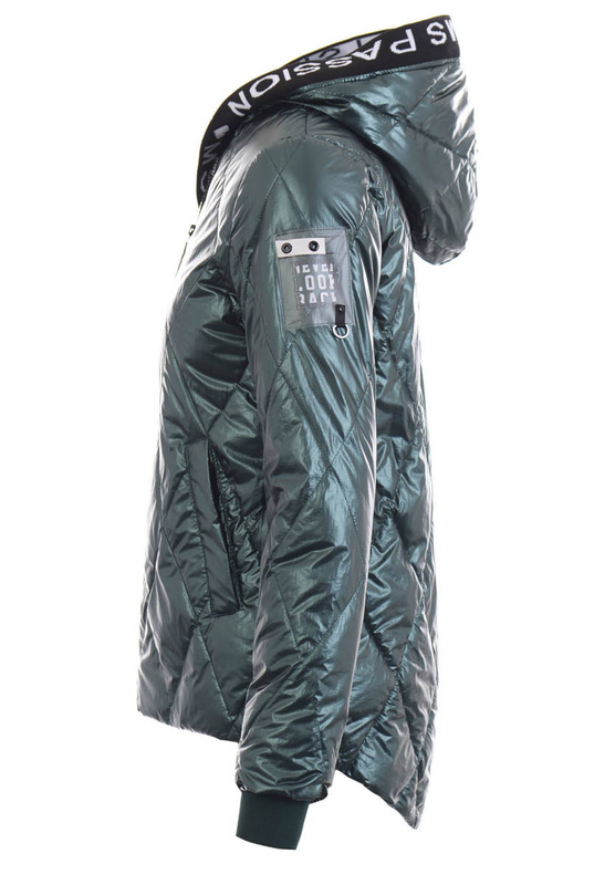 Damska Wiosenna Kurtka Syntia Zielona