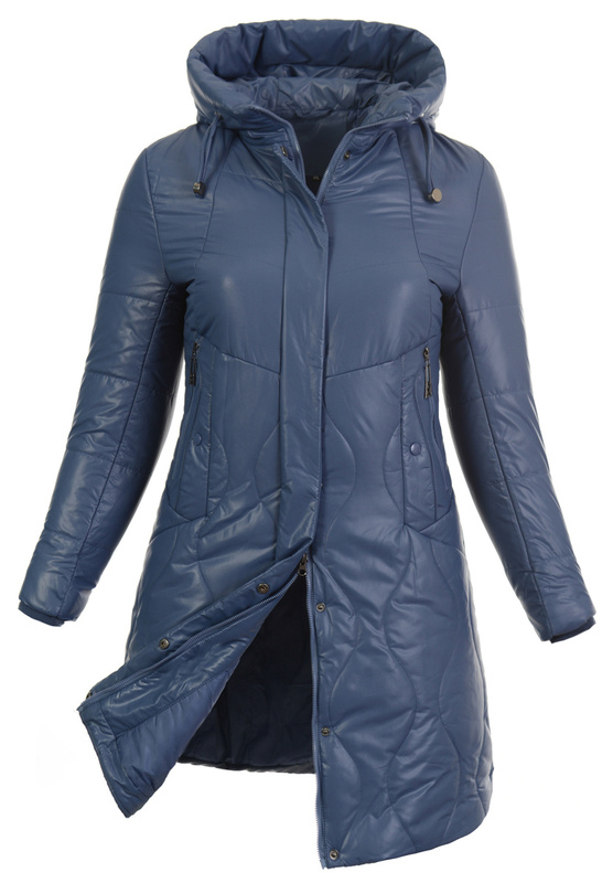 Damska Kurtka Zimowa Władysława Niebieska
