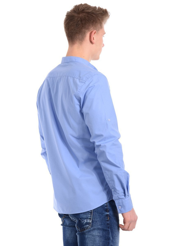 Męska Koszula Niebieska