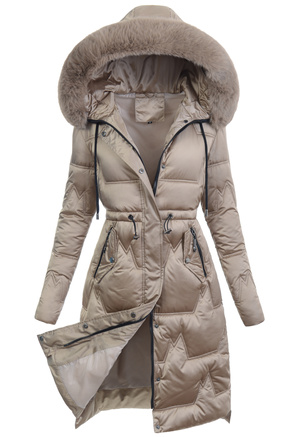 Damska Kurtka Zimowa Patrycja Beżowa