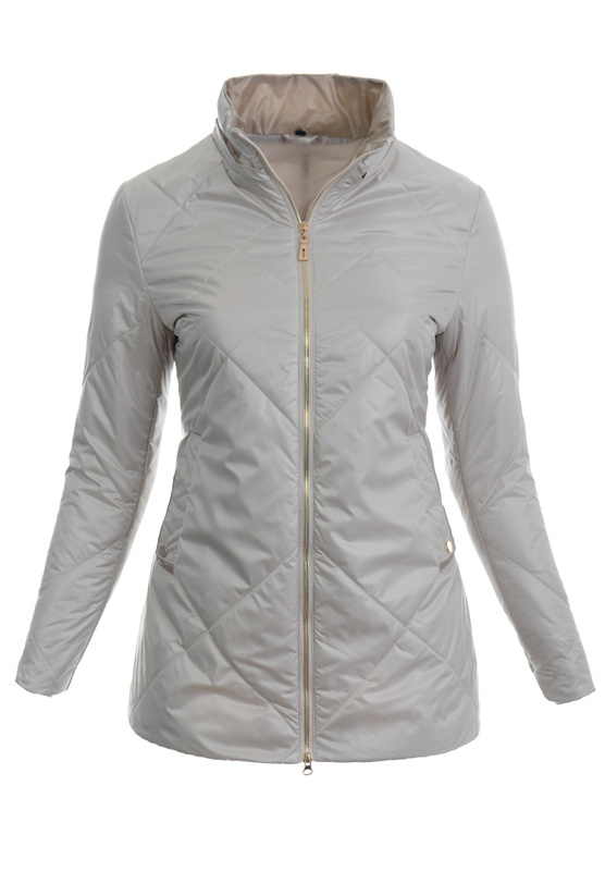 Damska Kurtka Przejściowa Wiosenna Oktawia Ecru