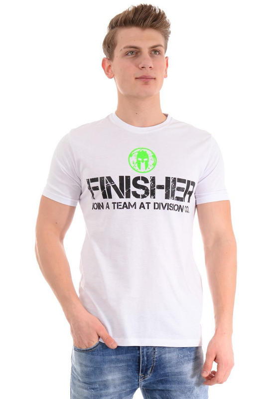 Męska Koszulka T-Shirt Nadruk Biała