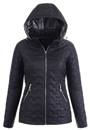 Damska Wiosenna Kurtka Konstancja Czarna