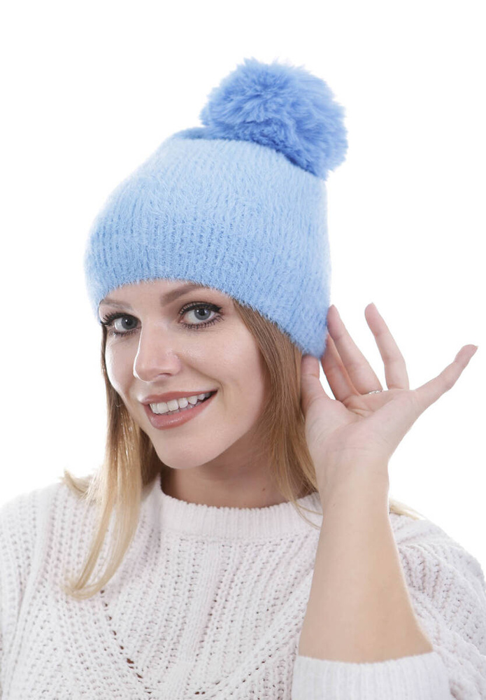 Damska Czapka Niebieska