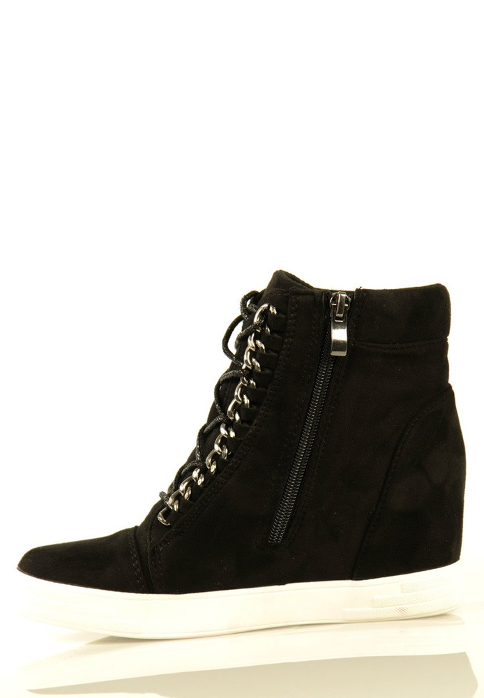 Damskie Botki Sneakersy Anna Czarne