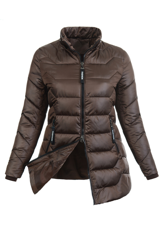 Damska Kurtka Ortalionowa Irmina Brązowa