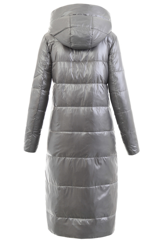 Damska Kurtka Ortalionowa Długa Antonina Grafitowa