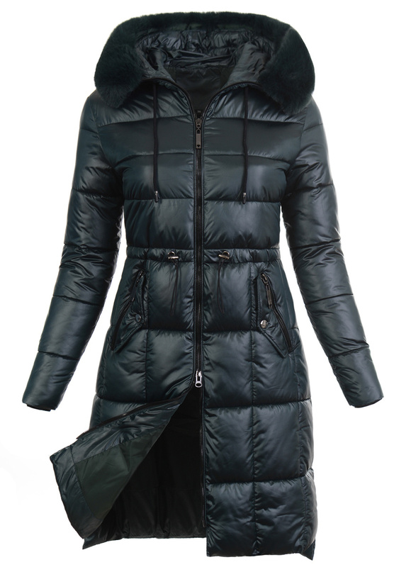 Damska Kurtka Pikowana Julita Zielona