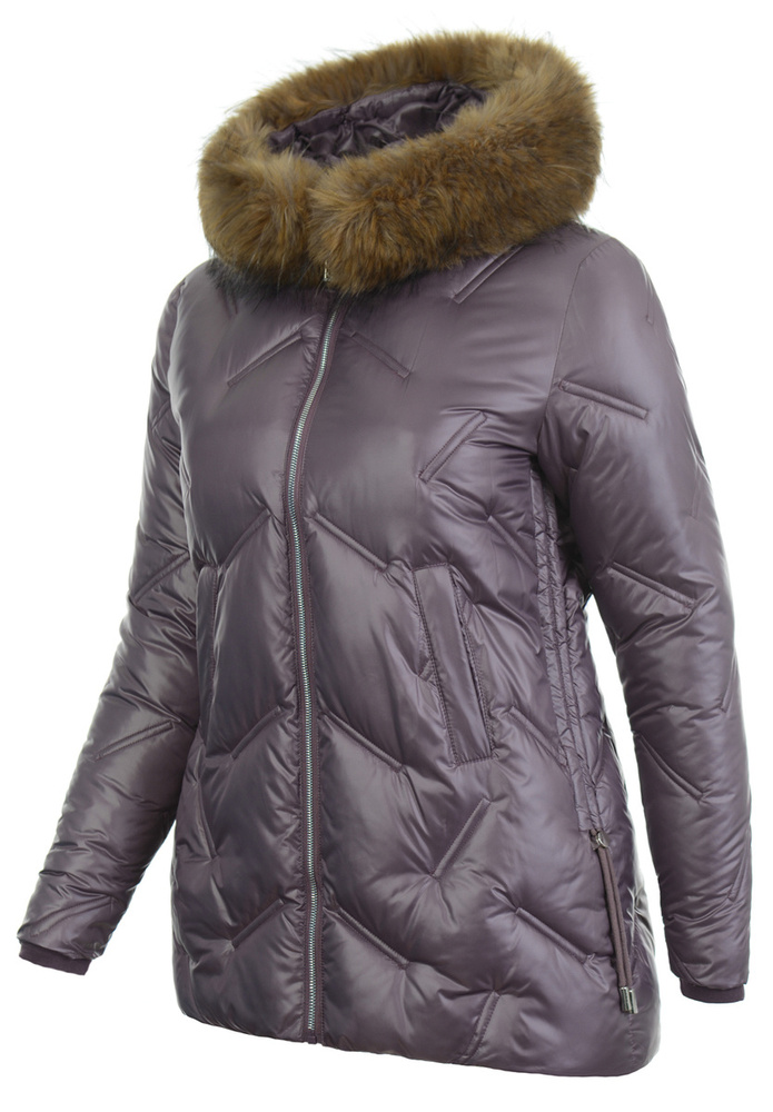 Damska Kurtka Zimowa Ofelia Fioletowa